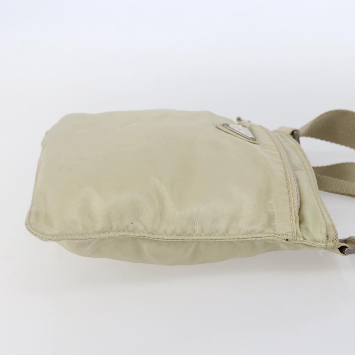 Prada Front Pocket Messenger Bag Beige Good condition - Model View