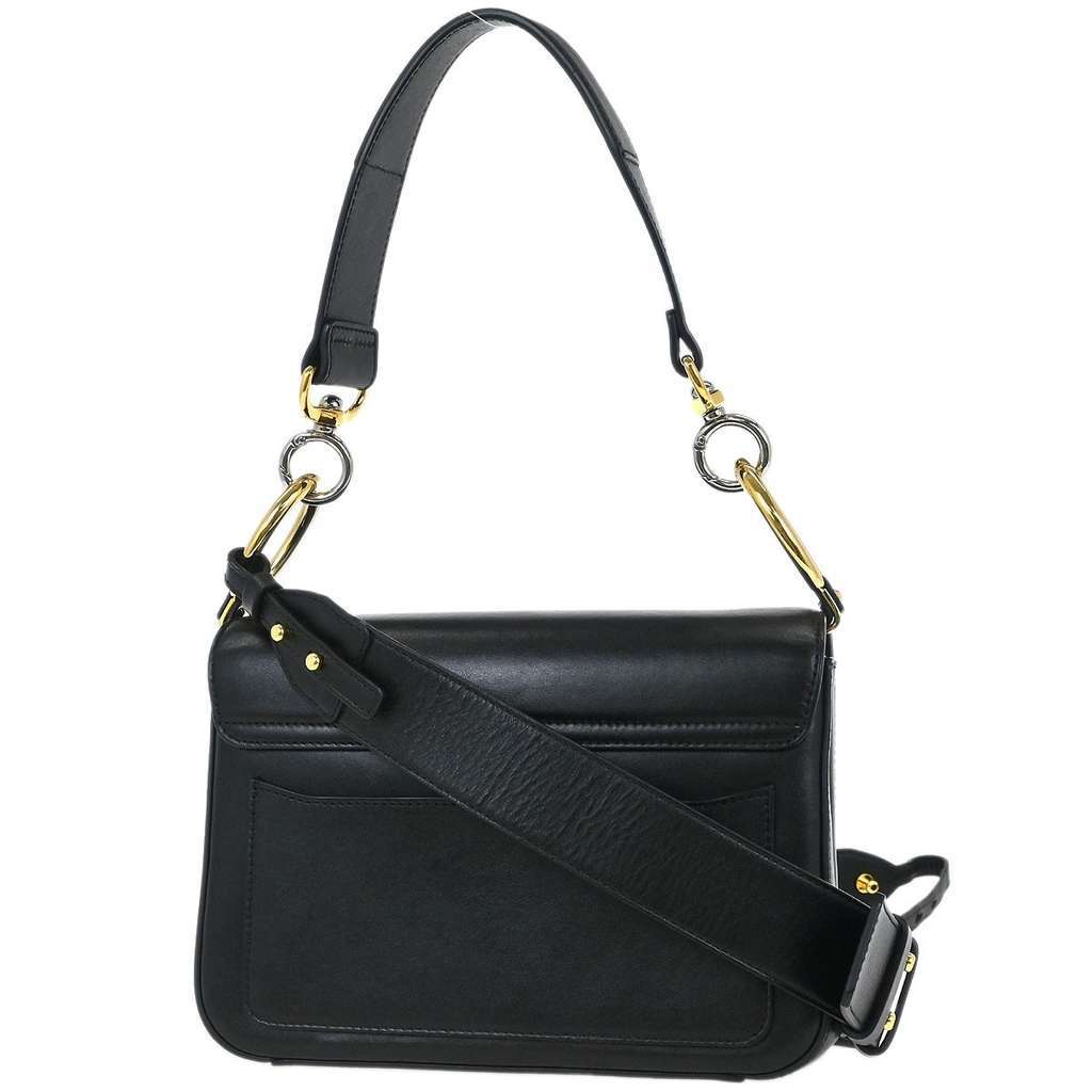Chloe C Double Carry Bag Black Leather Good condition - Back View
