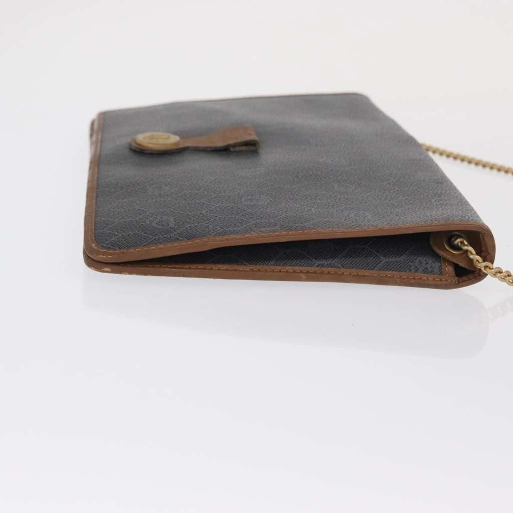 Christian Dior Vintage Honeycomb chain Black Canvas Good condition - Inside View