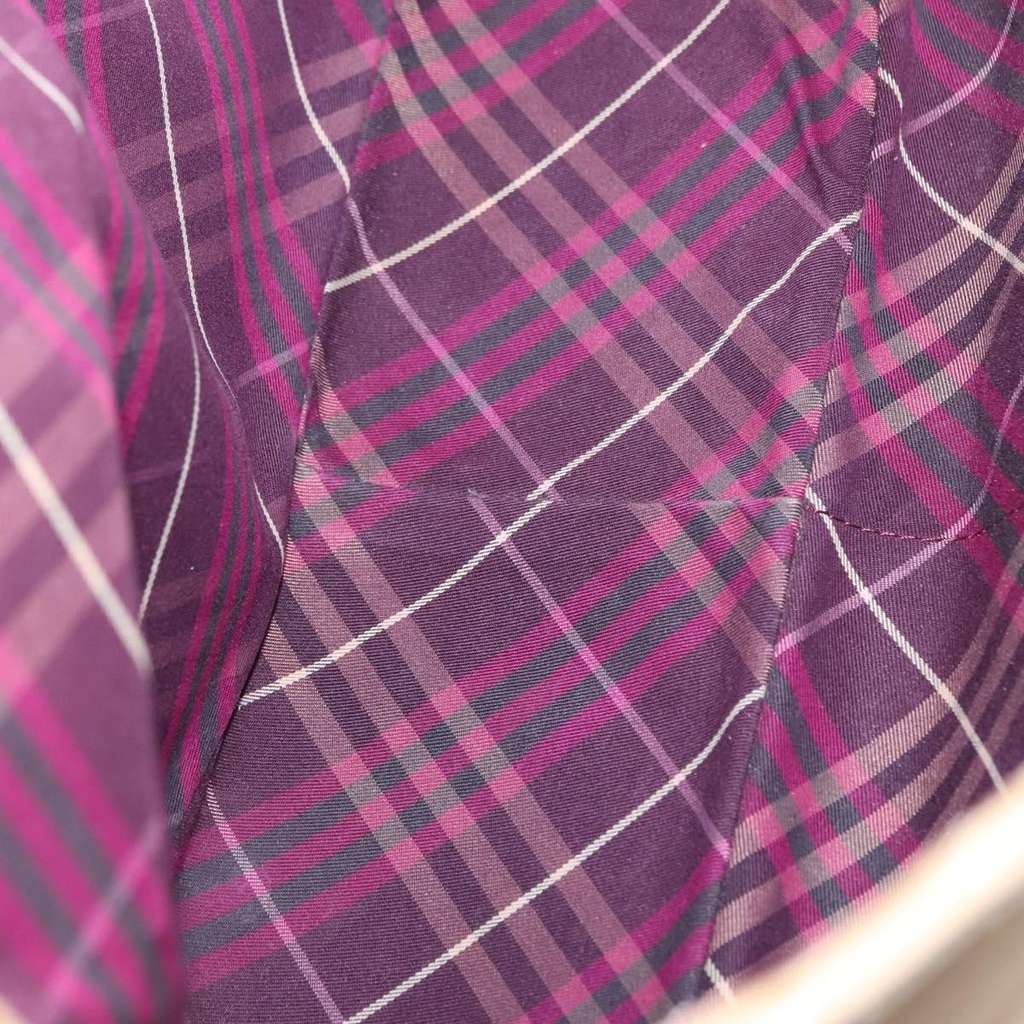 Burberry Blue Label Tote Bag Beige Canvas Fair condition - Box View