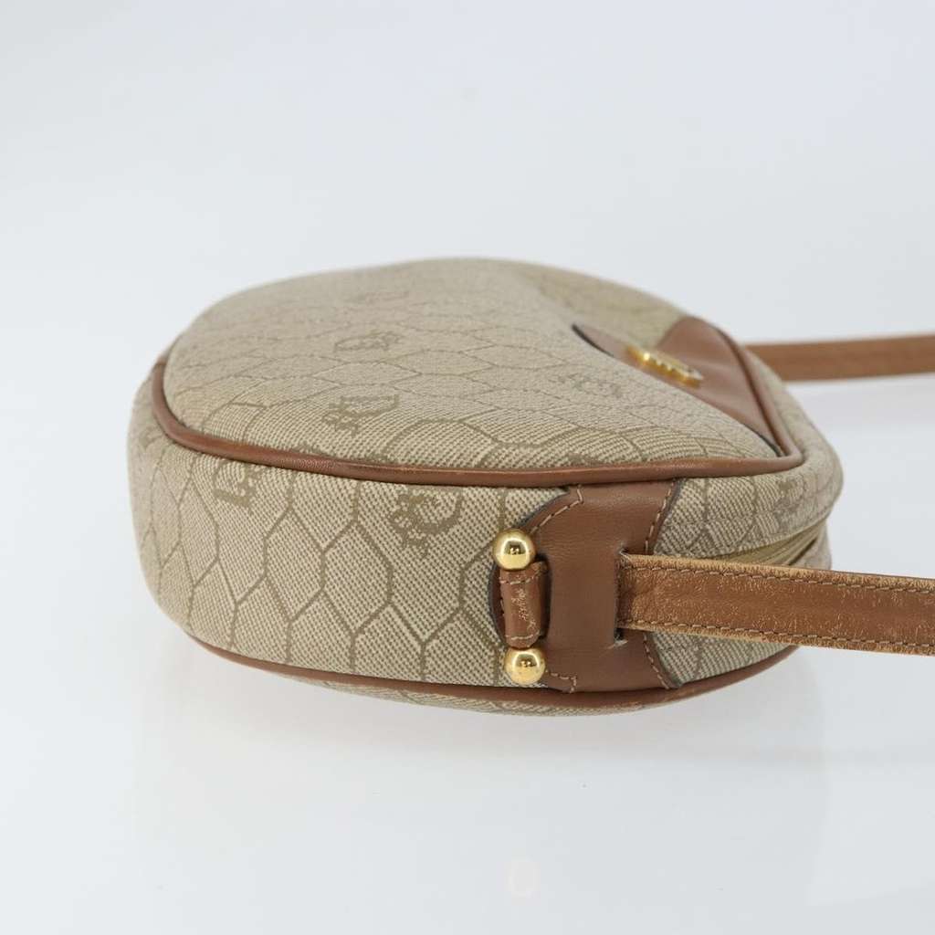 Christian Dior Vintage Honeycomb Shoulder Bag Beige Canvas Good condition - Inside View