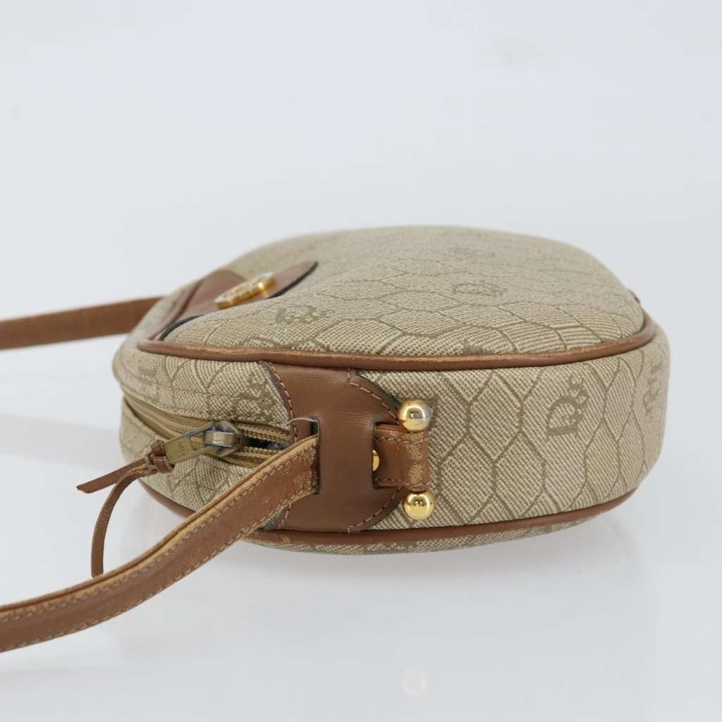 Christian Dior Vintage Honeycomb Shoulder Bag Beige Canvas Good condition - Model View