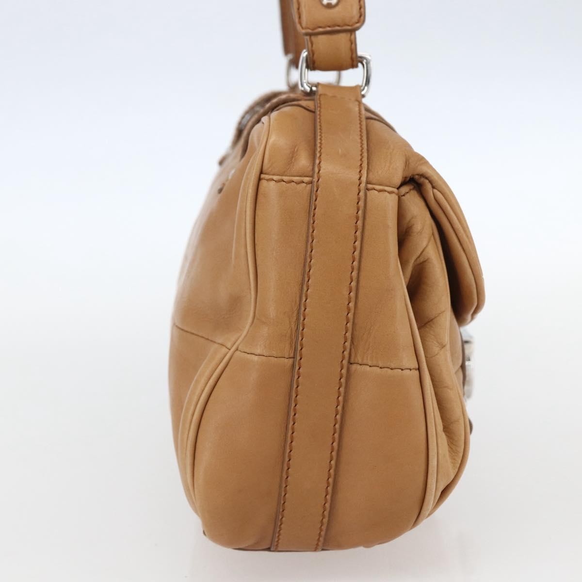 Salvatore Ferragamo Gancini handbag Brown Leather Good condition - Inside View