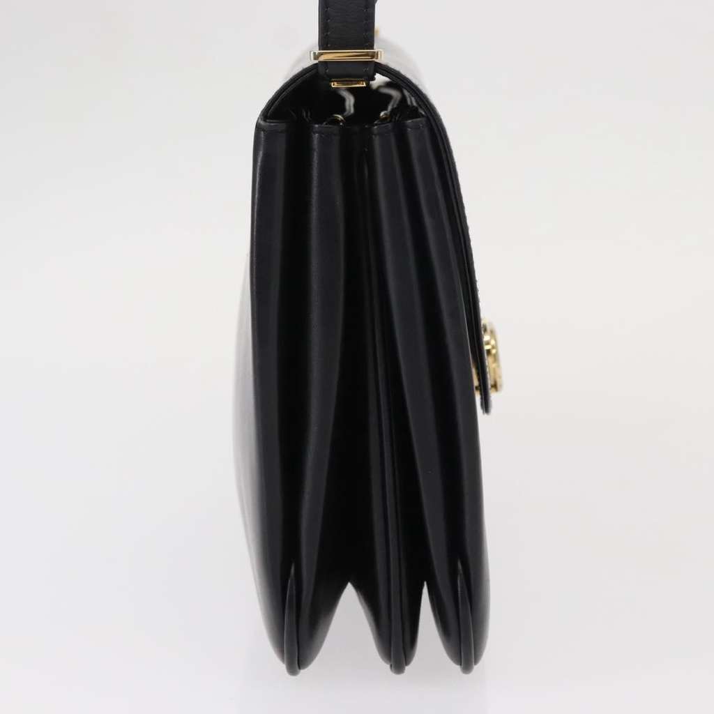 Bally Vintage Shoulder Bag Black Leather Good condition - Model View