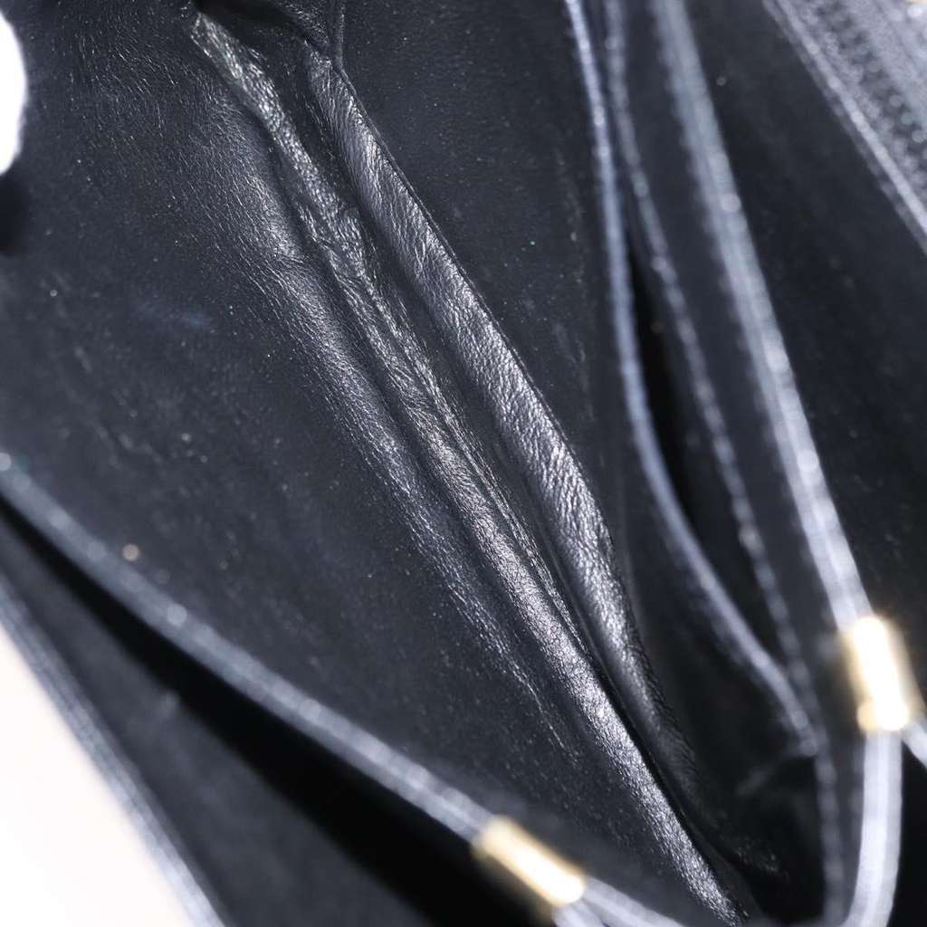 Bally Vintage Shoulder Bag Black Leather Good condition - Box View