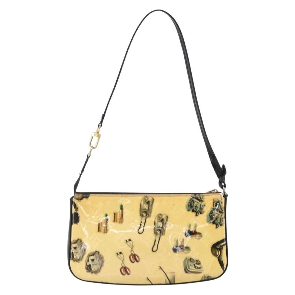 Louis Vuitton Pochette Accessoires NM White Good condition - Back View