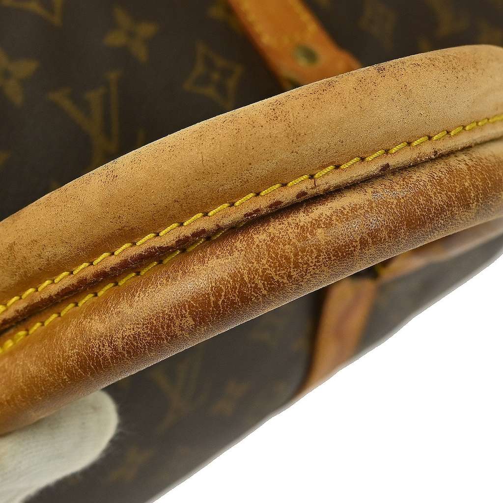 Louis Vuitton Keepall Bandouliere Bag Brown Canvas Fair condition - Box View