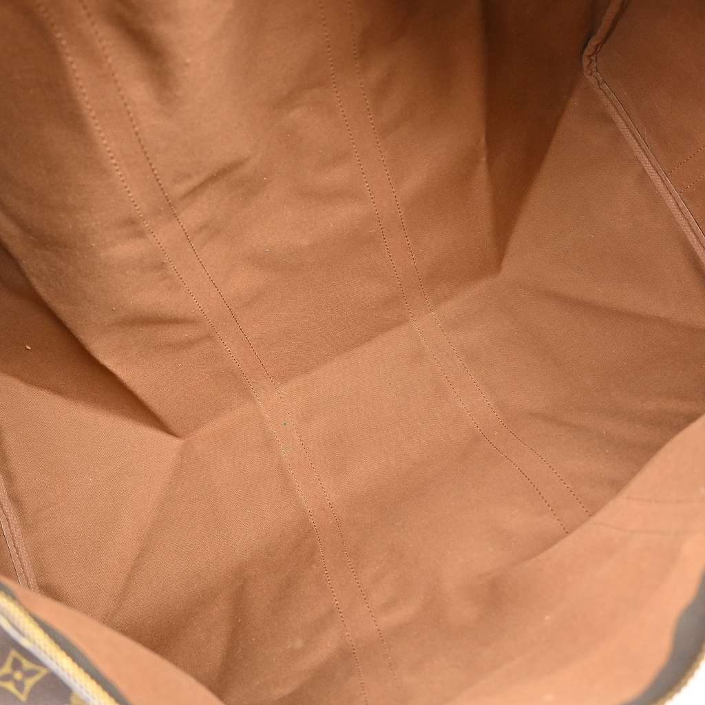 Louis Vuitton Keepall Bandouliere Bag Brown Canvas Good condition - Inside View