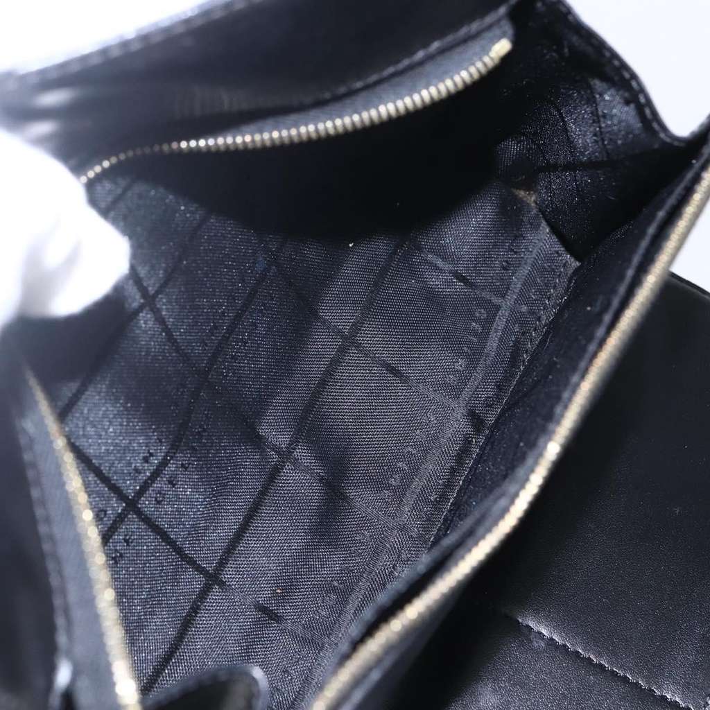 Celine Vintage Macadam Shoulder Bag Black Canvas Good condition - Box View