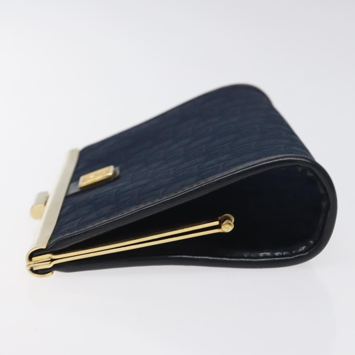 Christian Dior Vintage Trotter Pouch Navy Canvas Good condition - Model View