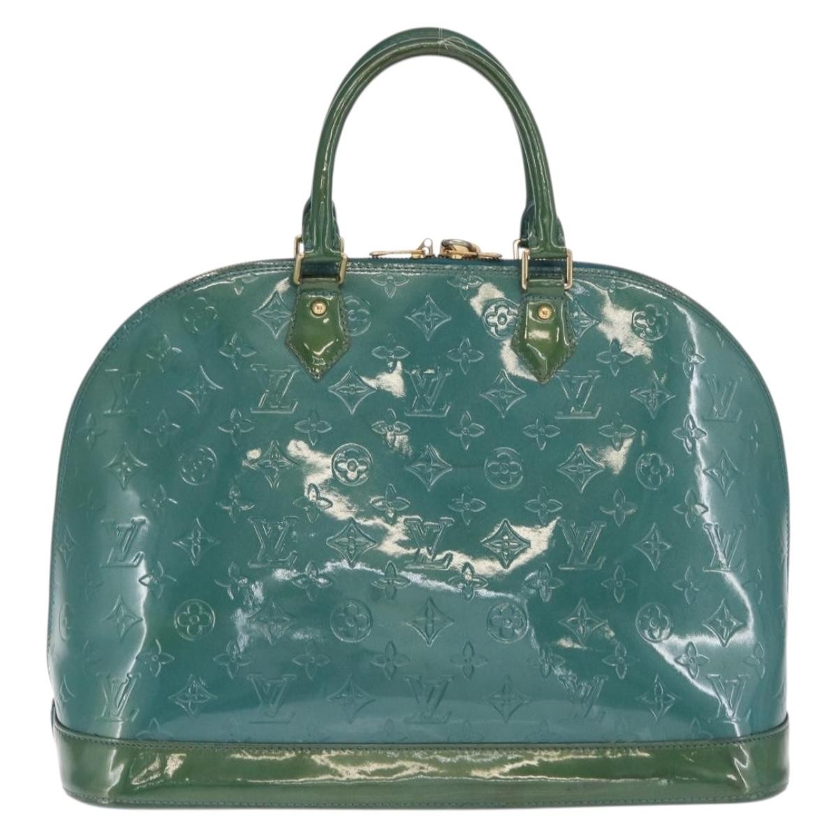 Louis Vuitton Alma Handbag Blue Fair condition - Back View