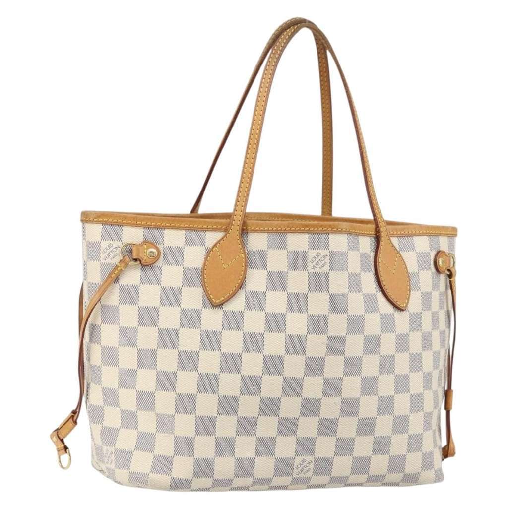 Louis Vuitton Neverfull Tote Beige Canvas Good condition - Back View