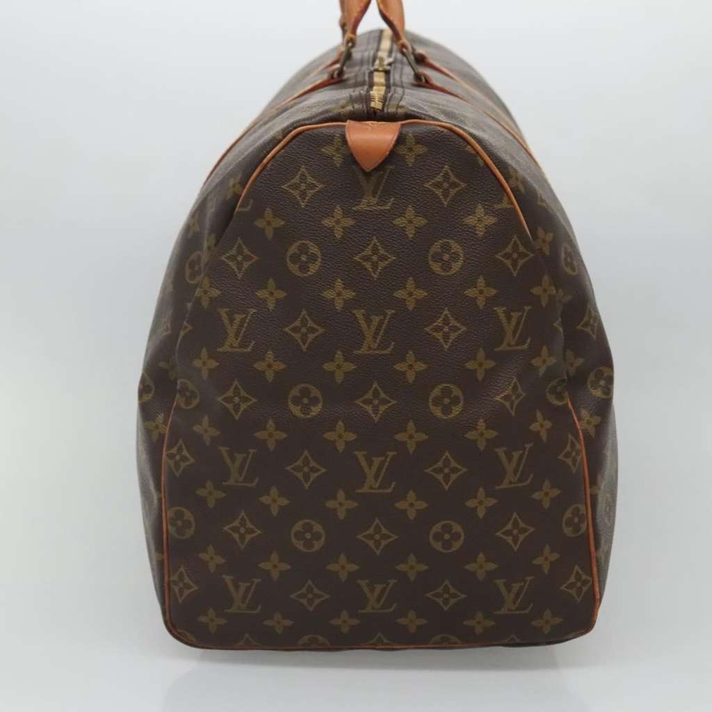 Louis Vuitton Keepall Bag Brown Canvas Good condition - Model View