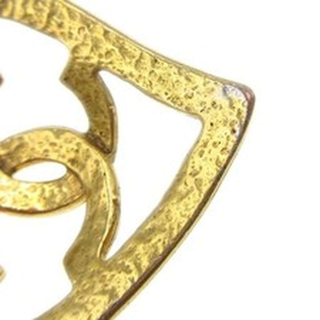 Chanel CC Heart Pendant Necklace Gold Good condition - Box View