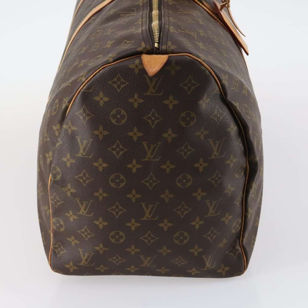 Louis Vuitton Keepall Bag Brown Canvas Good condition - Model View