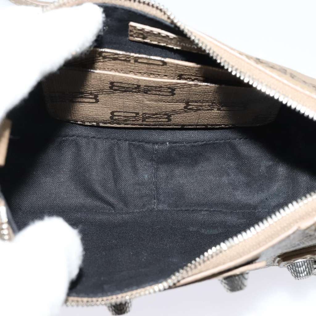 Balenciaga Le Cagole Giant Studs Chain Shoulder Bag Beige Leather Good condition - Box View