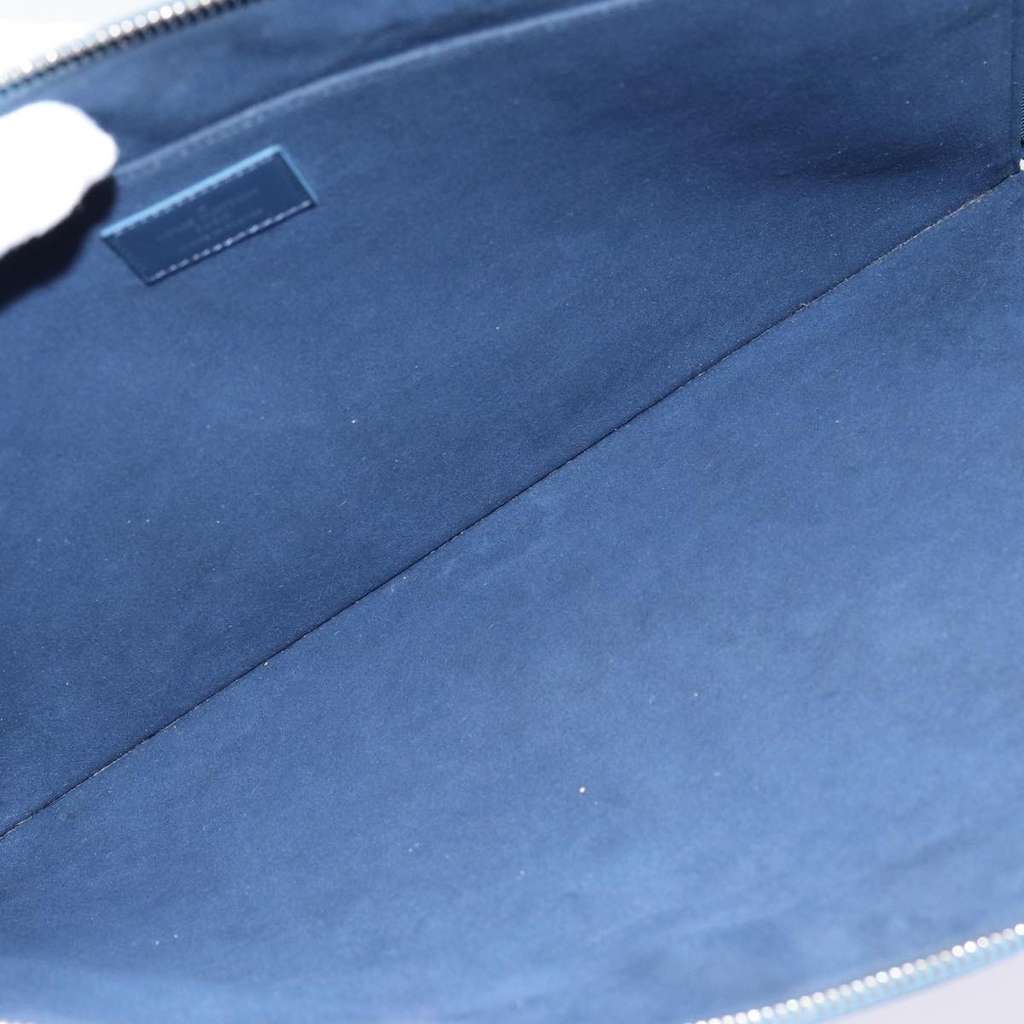 Louis Vuitton Pochette Jour Blue Leather Good condition - Box View