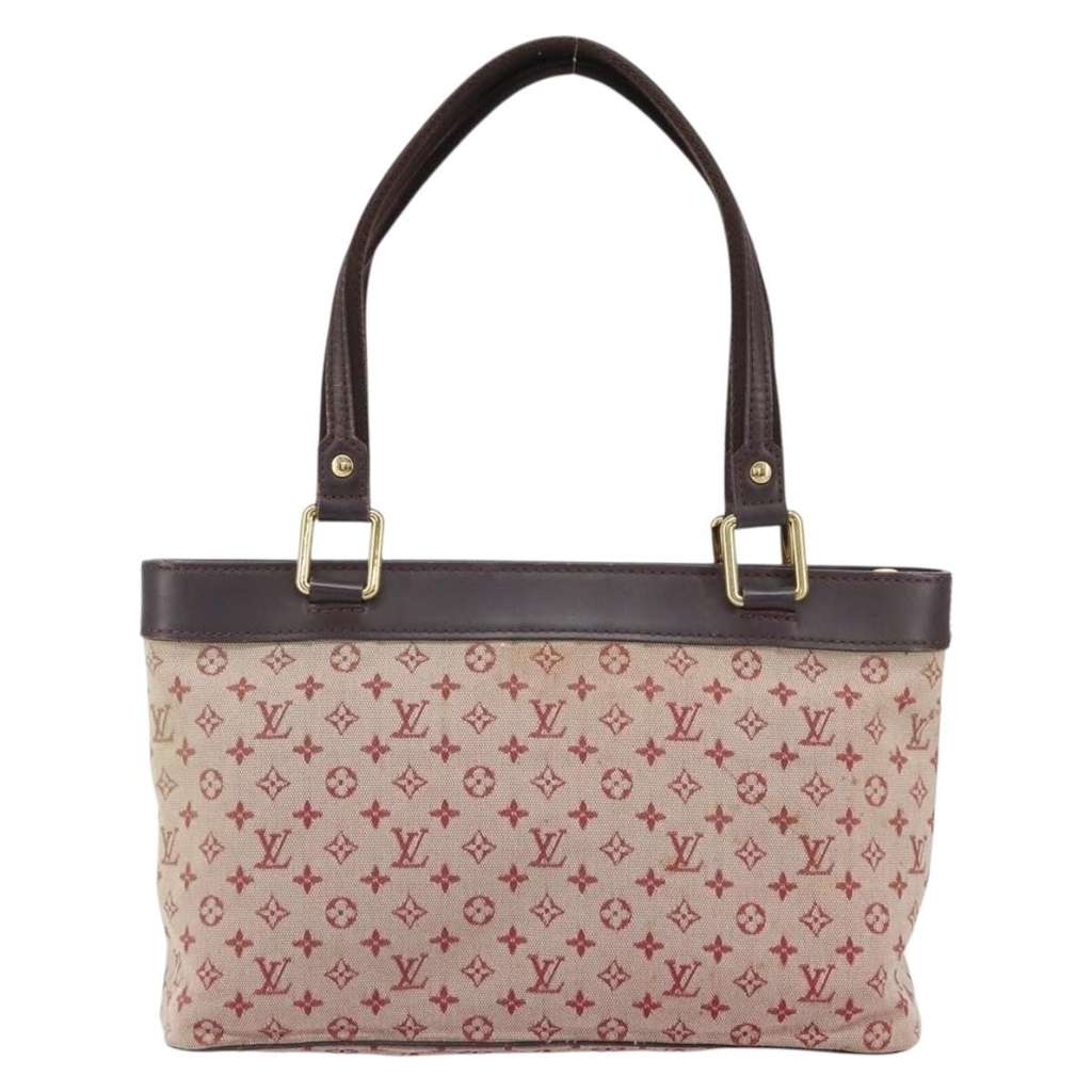 Louis Vuitton Lucille Handbag Red Canvas Good condition - Back View