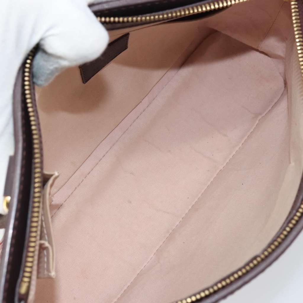 Louis Vuitton Lucille Handbag Red Canvas Good condition - Box View