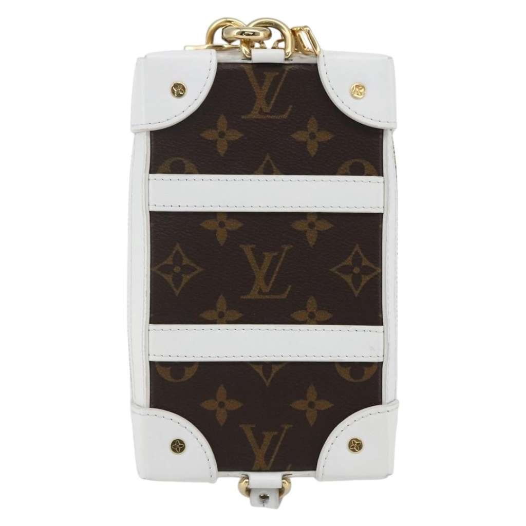 Louis Vuitton x NBA Soft Trunk Phone Box White Canvas Good condition - Back View