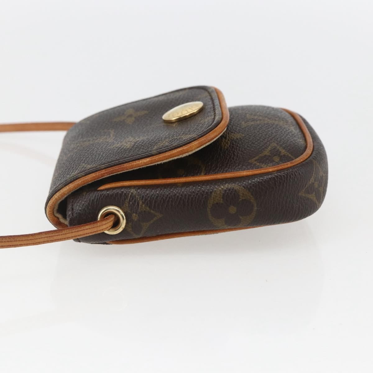 Louis Vuitton Cancun Pochette Brown Canvas Fair condition - Inside View