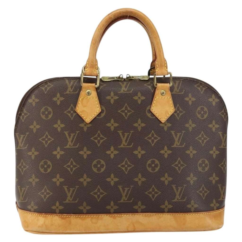 Louis Vuitton Alma Handbag Brown Canvas Fair condition - Back View