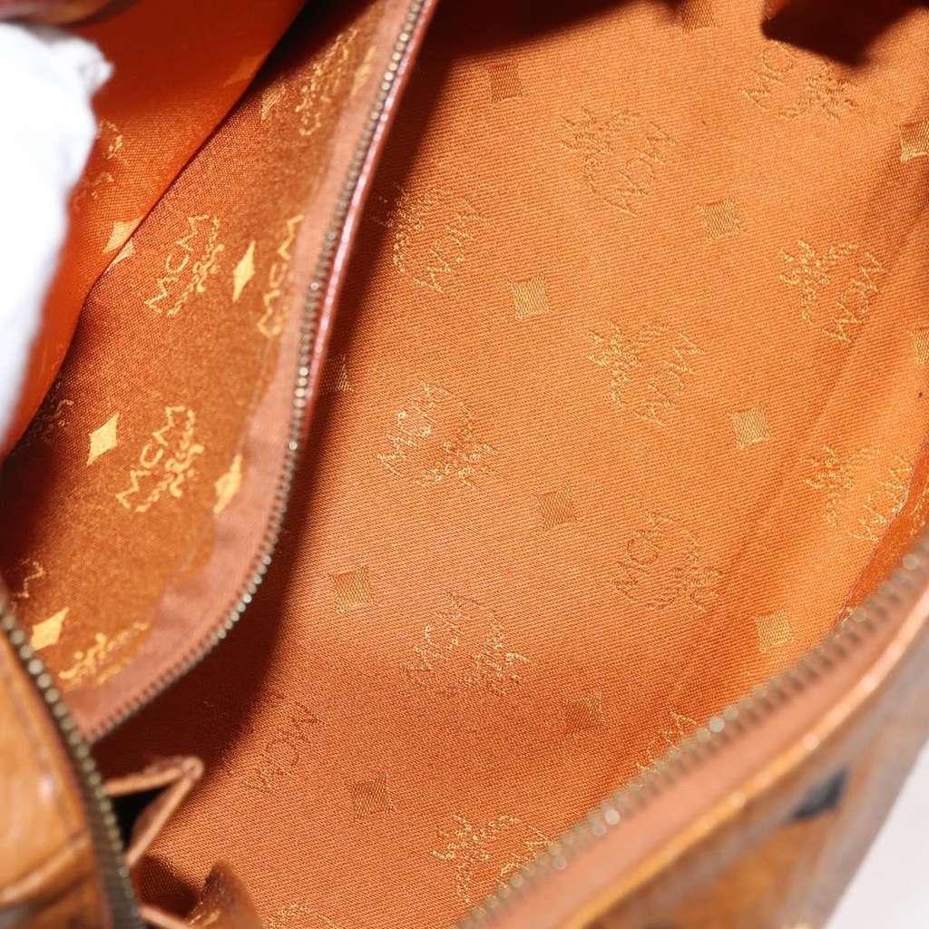 Mcm Visetos logogramme Handbag Brown Good condition - Box View