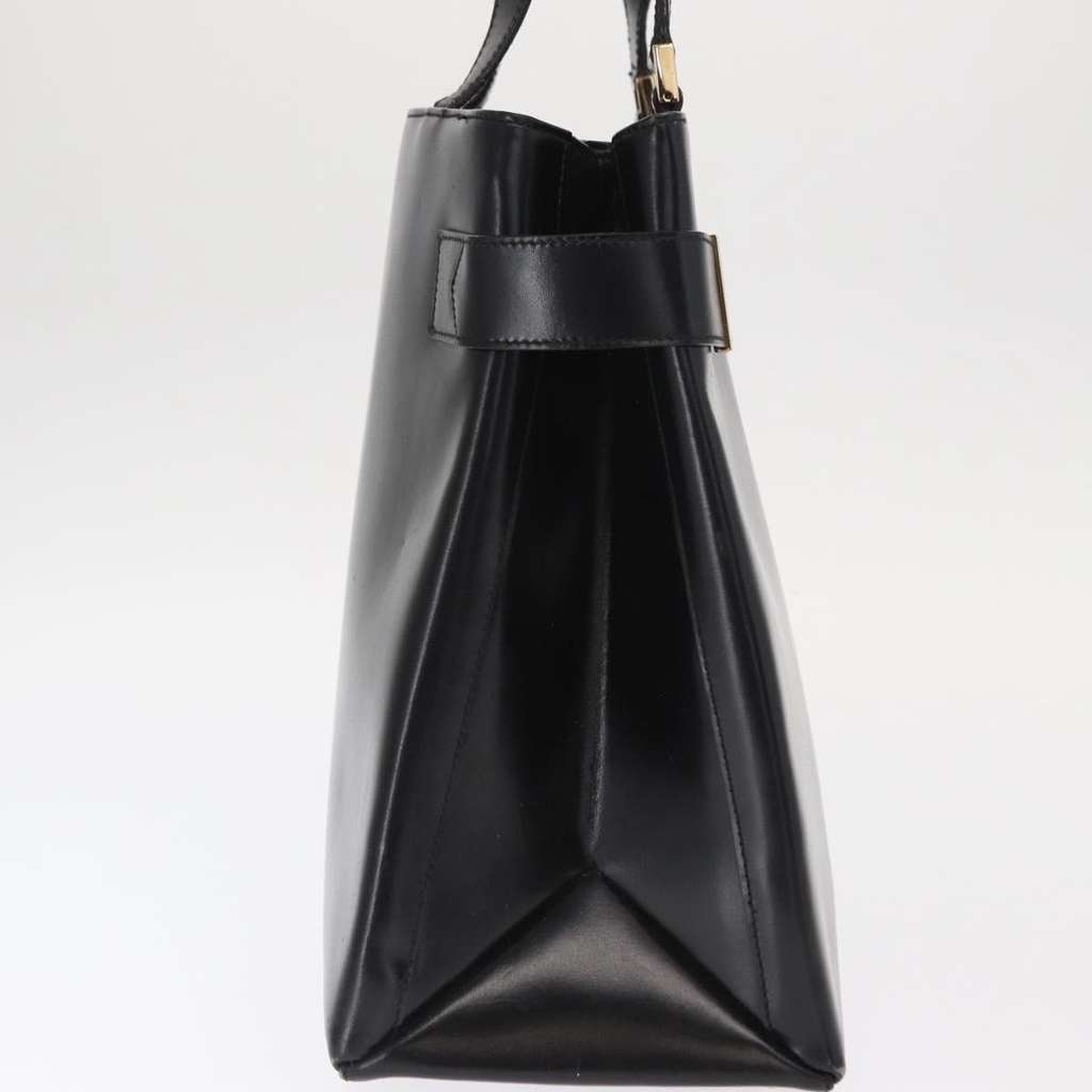 Gucci Vintage Handbag Black Leather Good condition - Model View