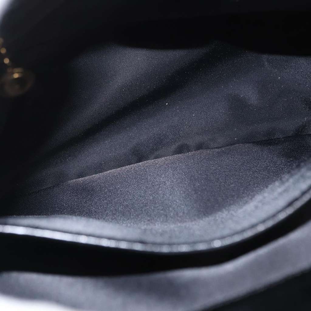 Gucci Vintage Handbag Black Leather Good condition - Box View