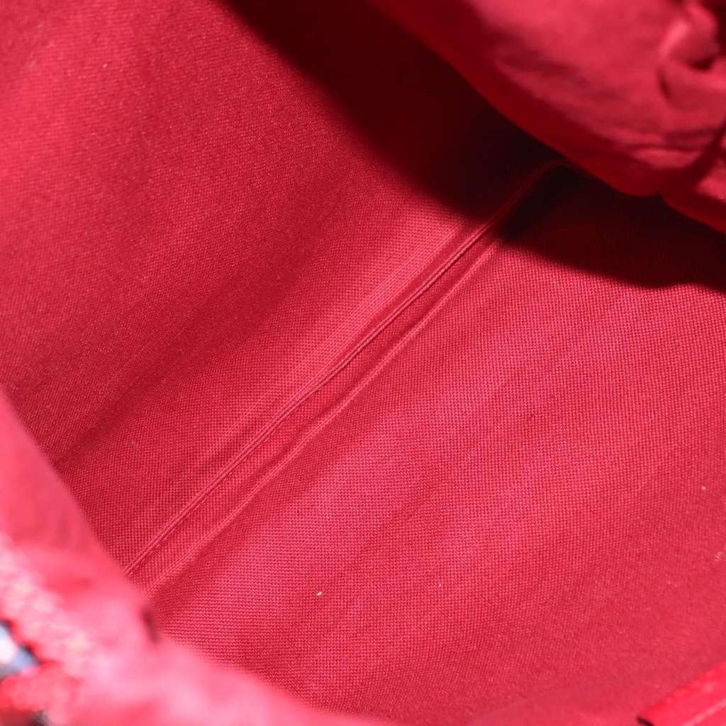 Gucci Logo Drawstring Backpack Blue Canvas Good condition - Box View