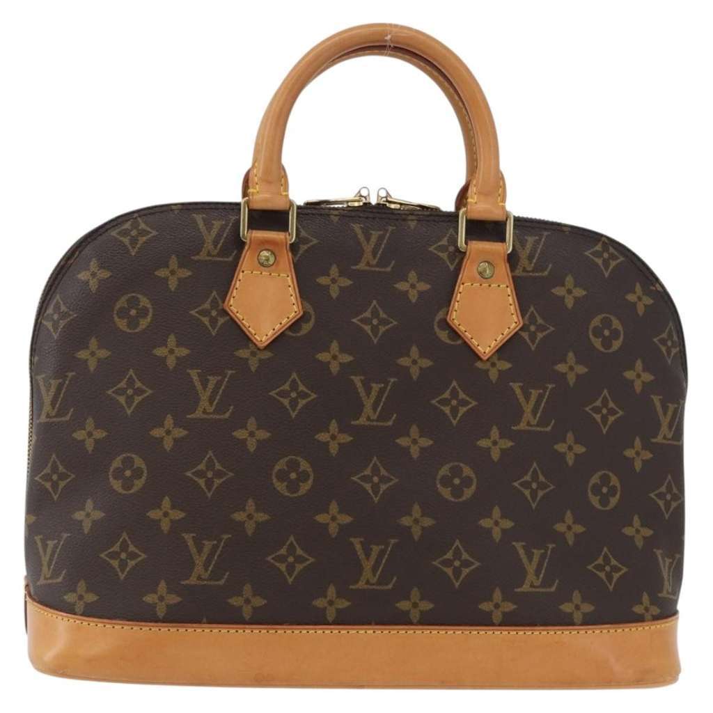 Louis Vuitton Alma Handbag Brown Canvas Good condition - Back View