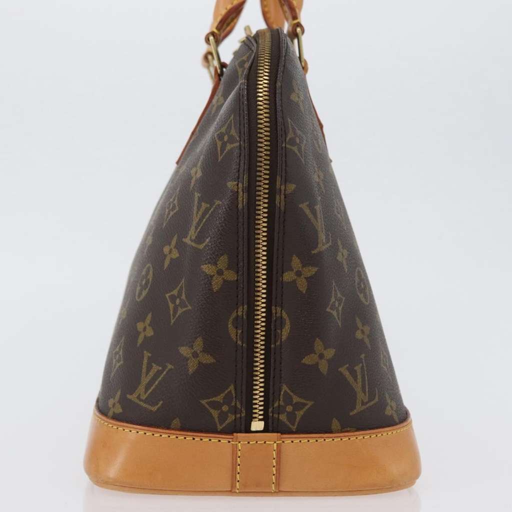 Louis Vuitton Alma Handbag Brown Canvas Good condition - Inside View