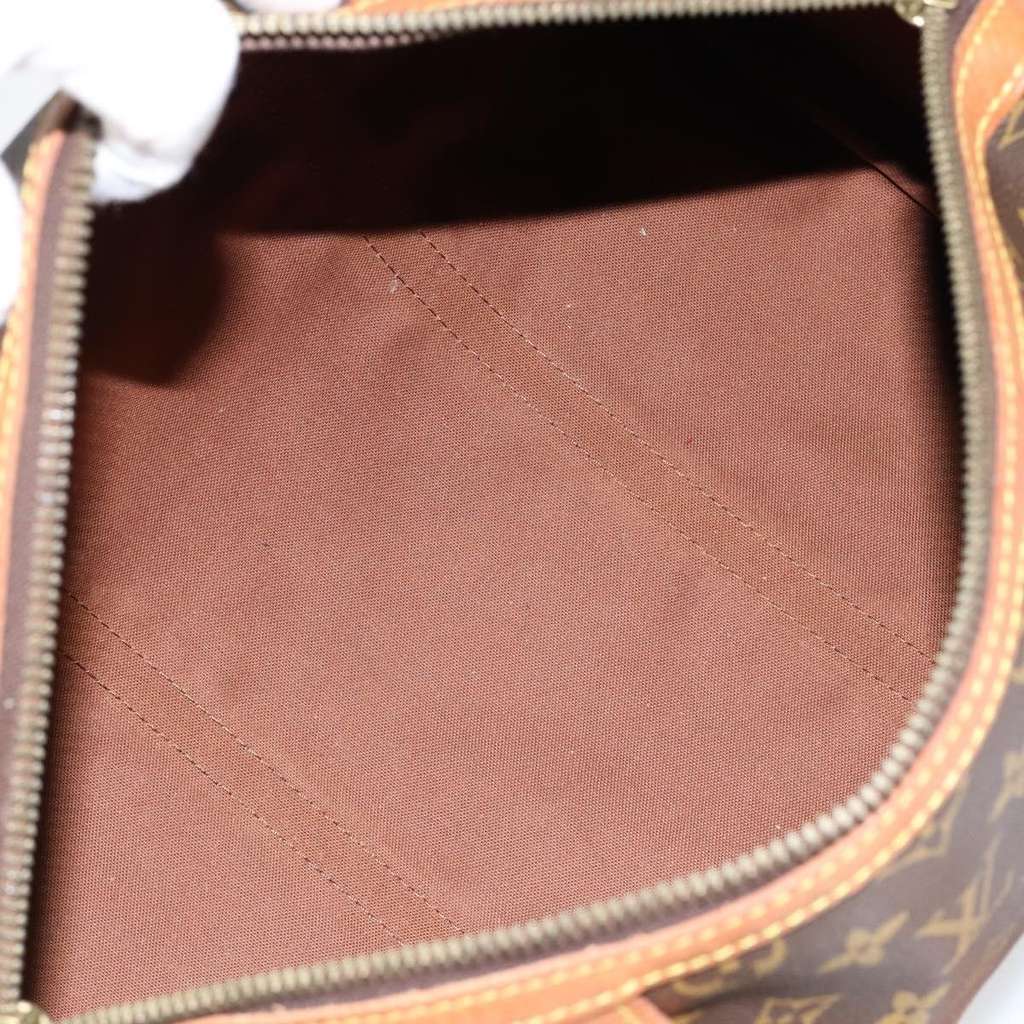 Louis Vuitton Sac Souple Handbag Brown Canvas Good condition - Box View