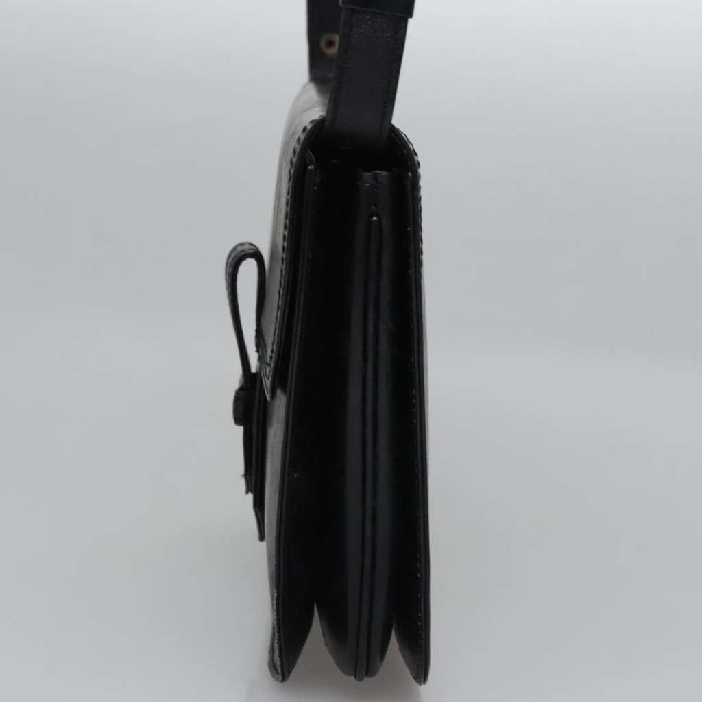 Saint Laurent Vintage Shoulder Bag Black Leather Good condition - Inside View