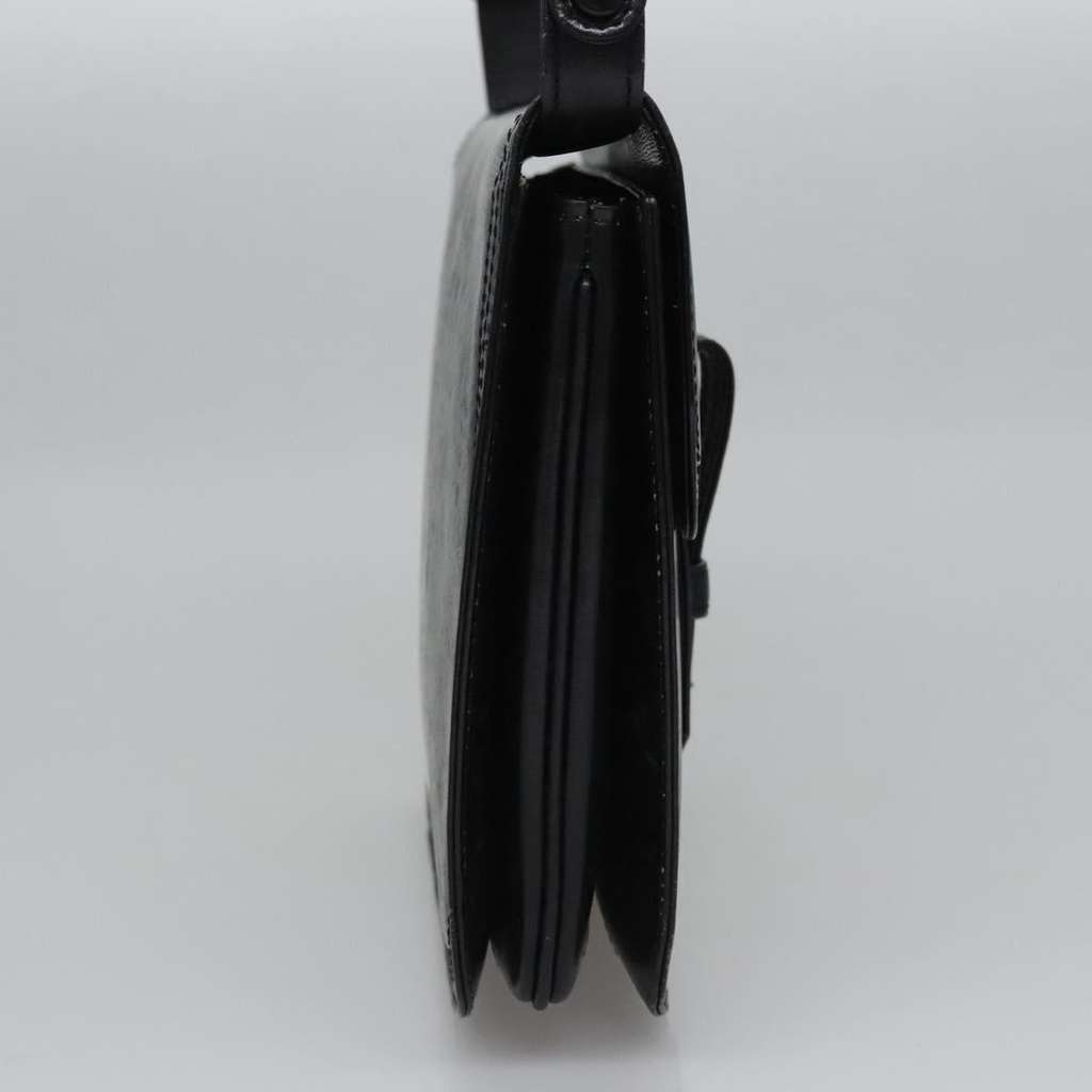 Saint Laurent Vintage Shoulder Bag Black Leather Good condition - Model View