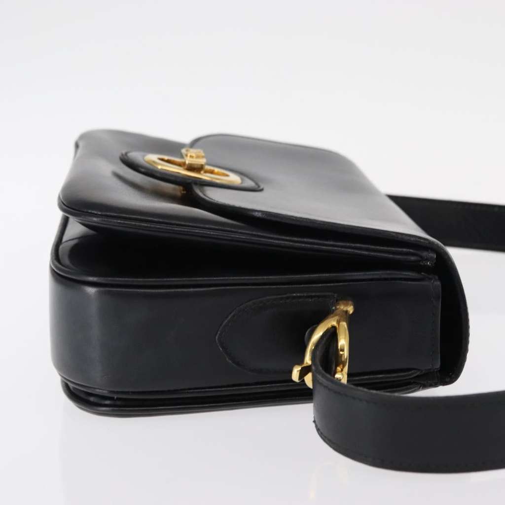 Celine Horse Carriage Shoulder bag Black Leather Good condition - Inside View