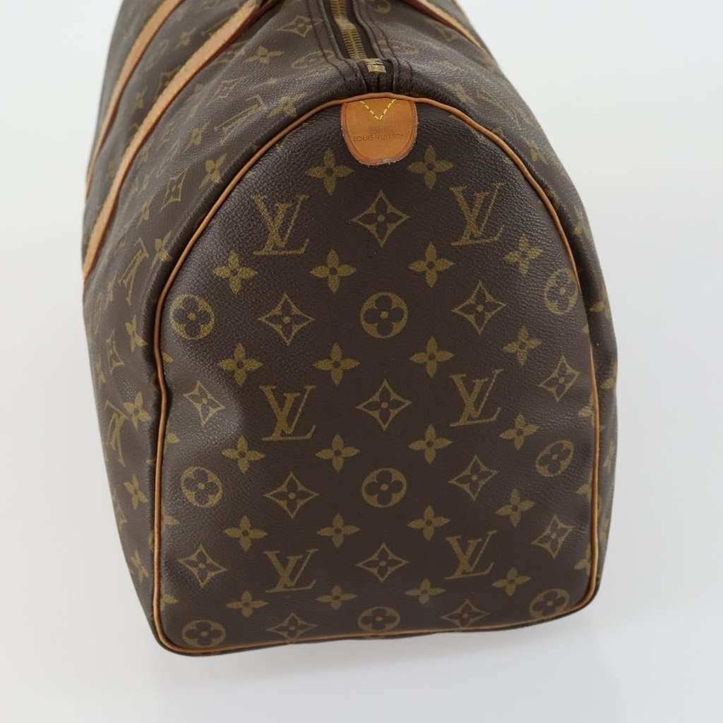 Louis Vuitton Keepall Bag Brown Canvas Good condition - Model View