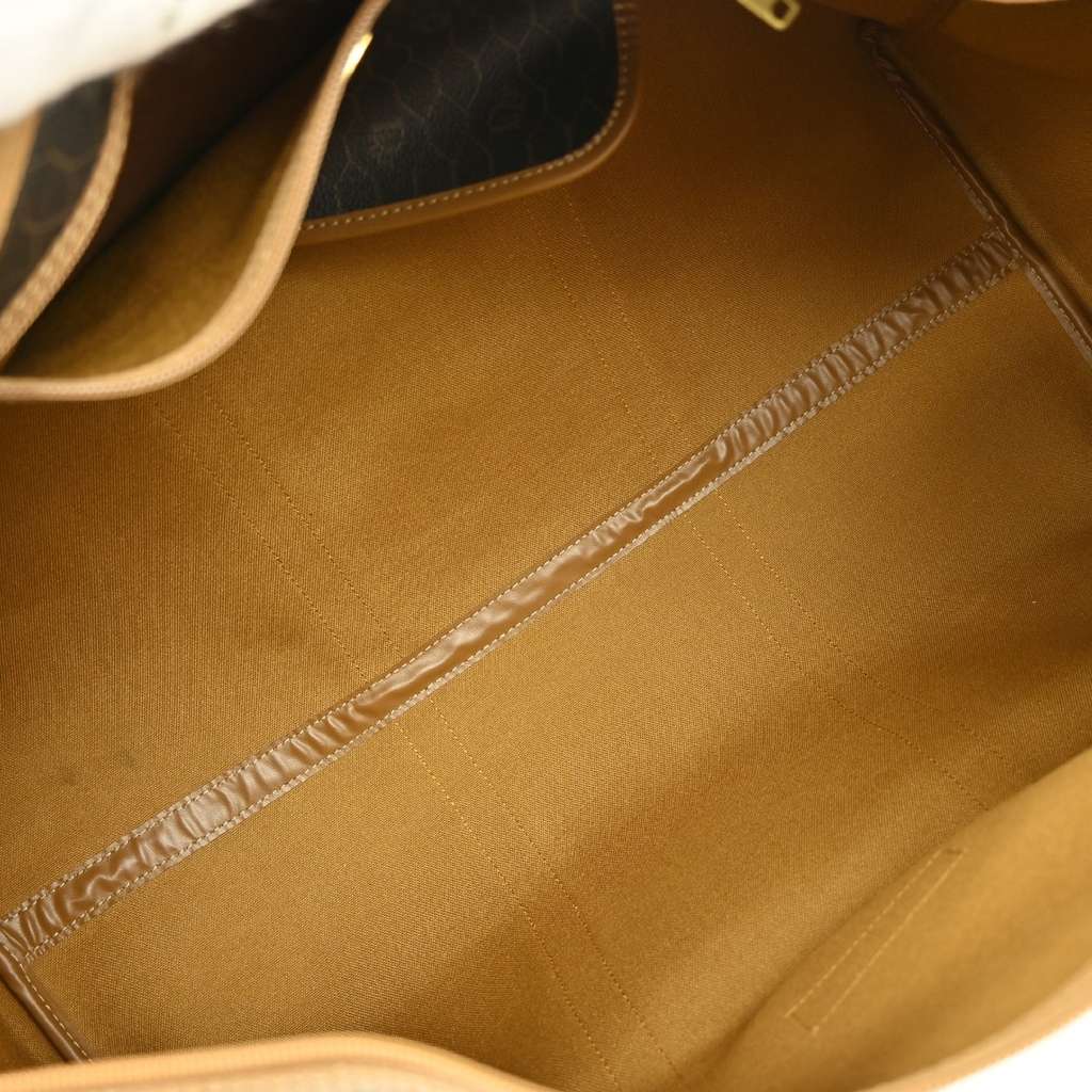 Christian Dior Vintage Honeycomb Boston bag Black Good condition - Inside View