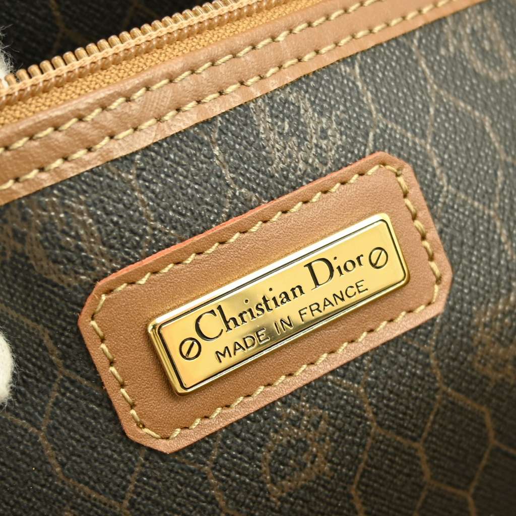 Christian Dior Vintage Honeycomb Boston bag Black Good condition - Model View