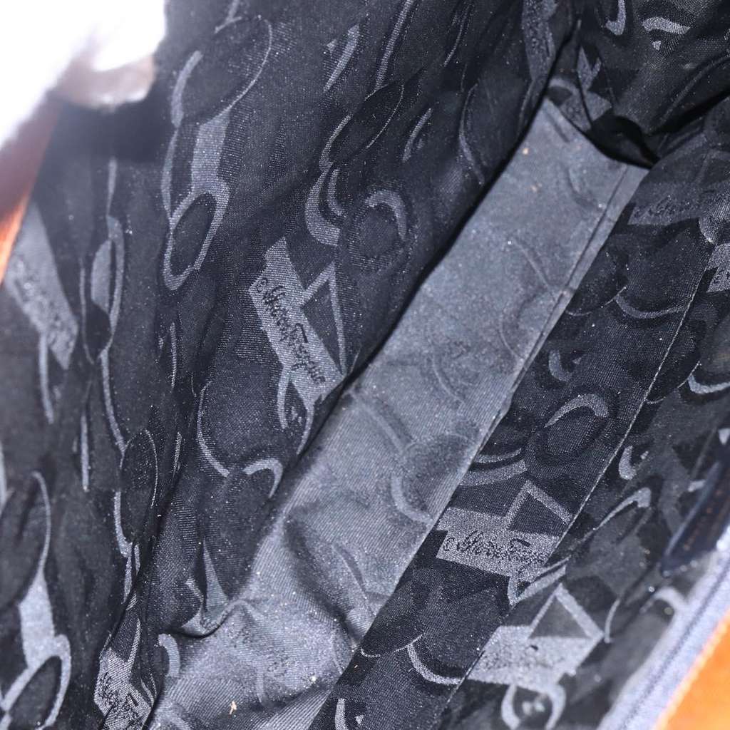 Salvatore Ferragamo Vala tote Brown Leather Good condition - Box View