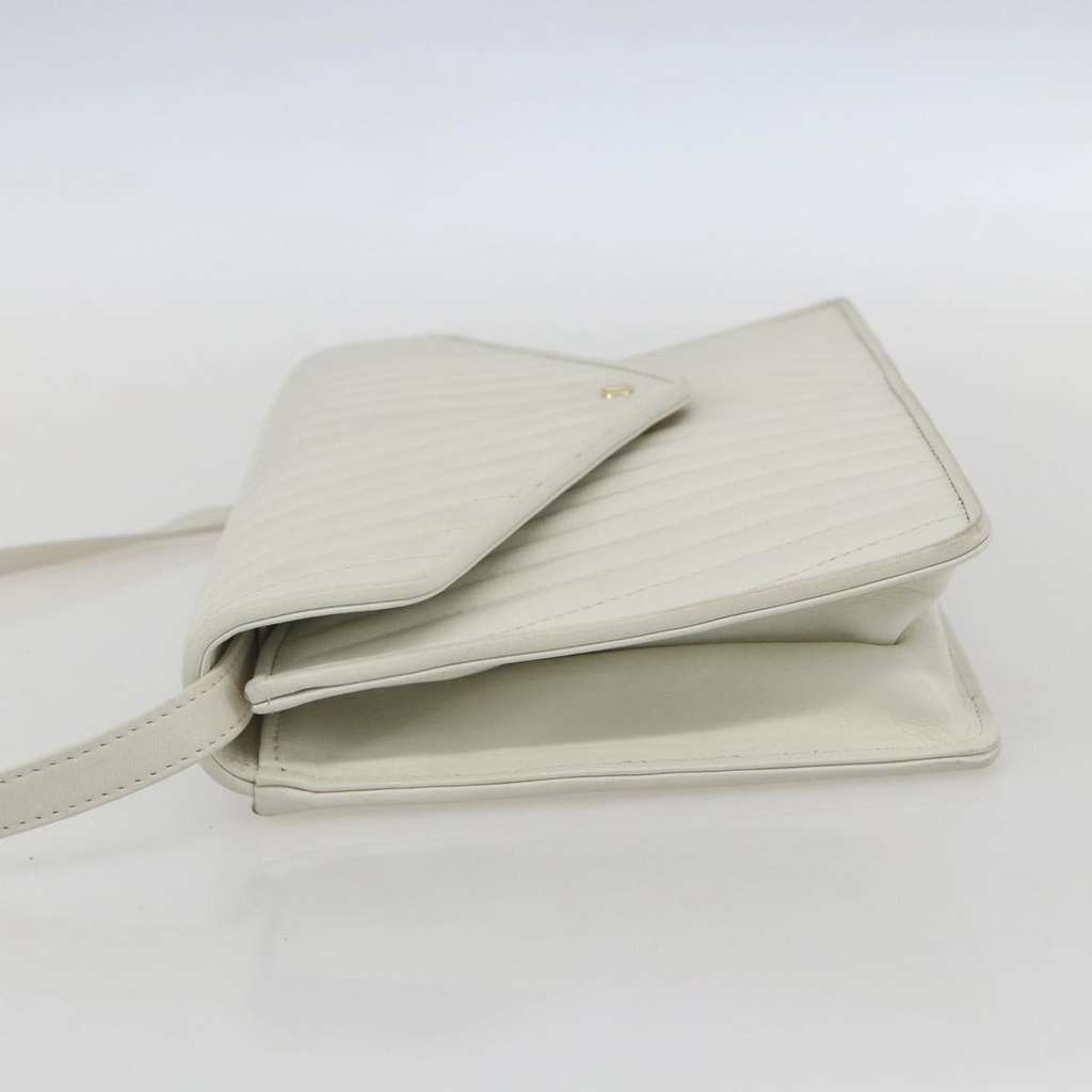 Valentino Garavani Vintage shoulder bag White Leather Good condition - Inside View