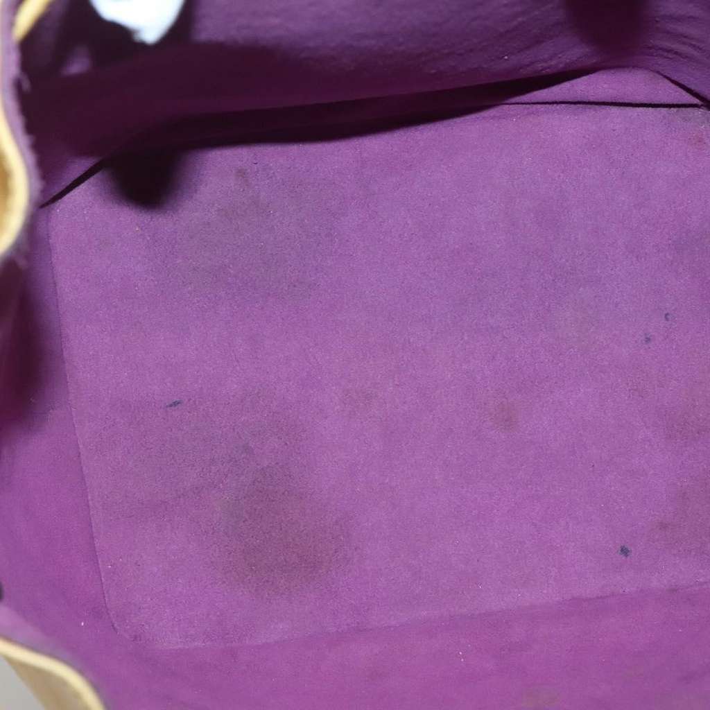 Louis Vuitton Petit Noe Handbag Yellow Leather Fair condition - Box View