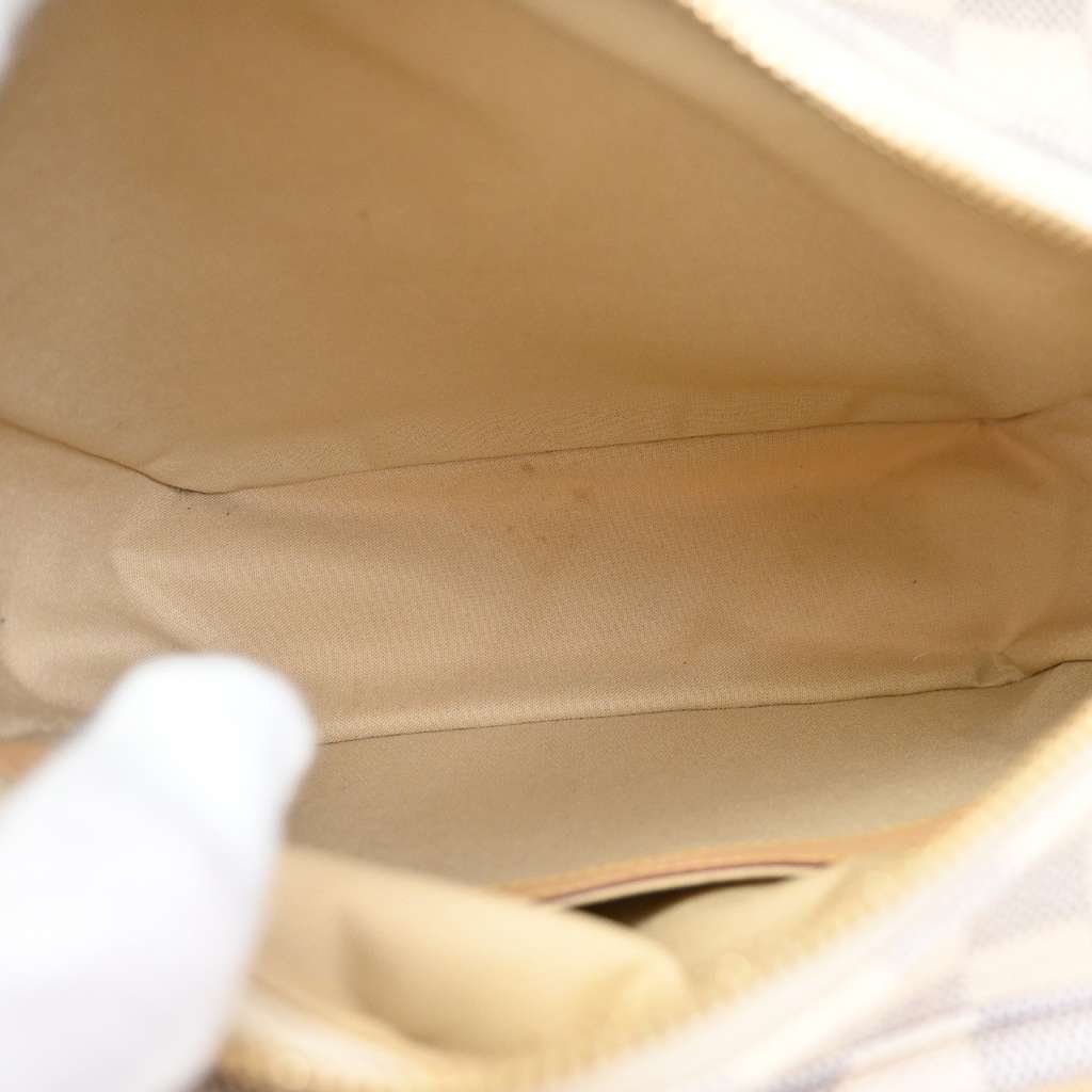 Louis Vuitton Naviglio Handbag White Canvas Good condition - Box View