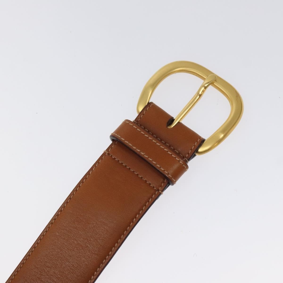 Gucci Buckle Belt Brown Leather Good condition - Box View