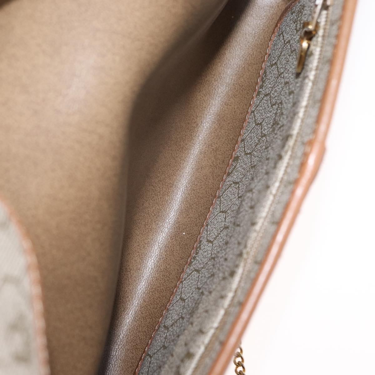 Christian Dior Vintage Honeycomb chain Beige Good condition - Box View