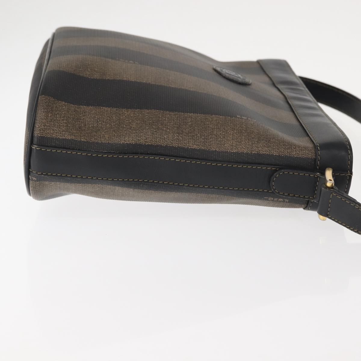 Fendi Pequin Shoulder Bag Brown Good condition - Inside View