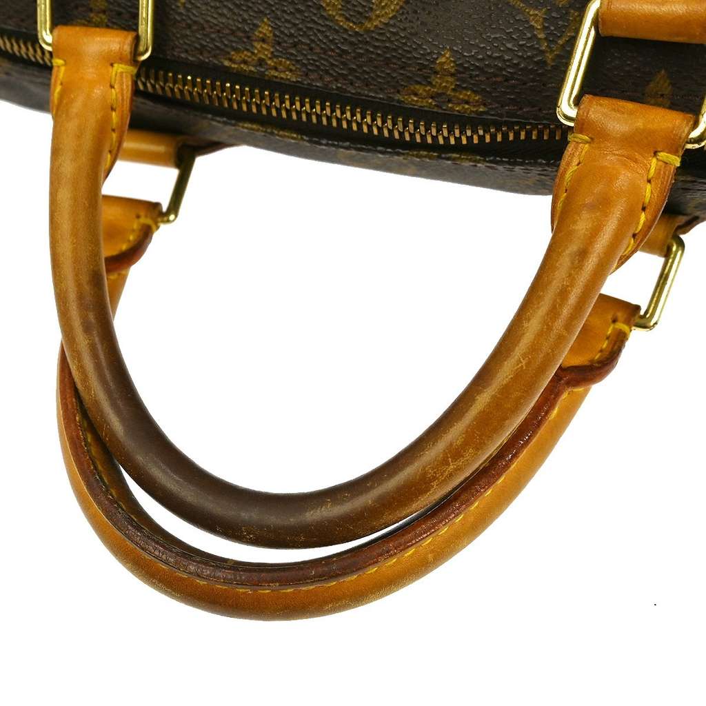 Louis Vuitton Speedy Handbag Brown Canvas Good condition - Inside View