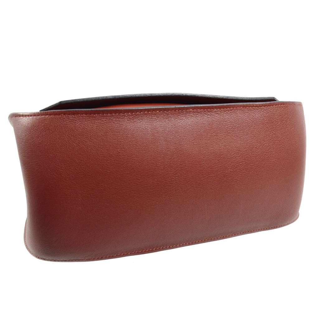 Hermès Jypsiere Bag Burgundy Leather Good condition - Inside View