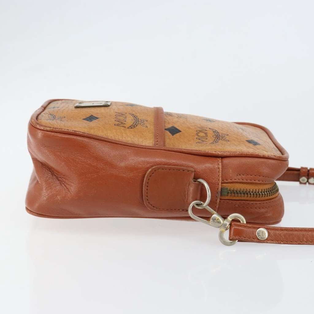 Mcm Visetos Shoulder bag Brown Canvas Good condition - Inside View