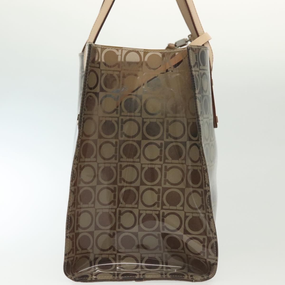 Salvatore Ferragamo Gancini Tote Brown Good condition - Model View